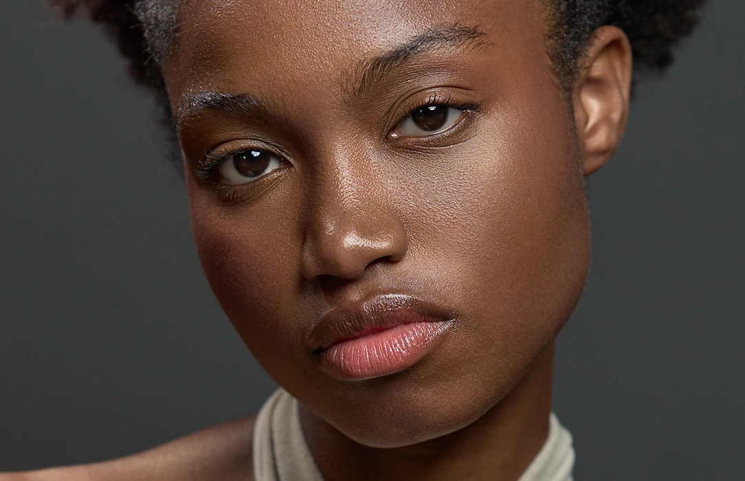 Portrait after AI retouching